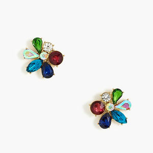 🆕 NWT 💎 J.Crew Crystal cluster earrings